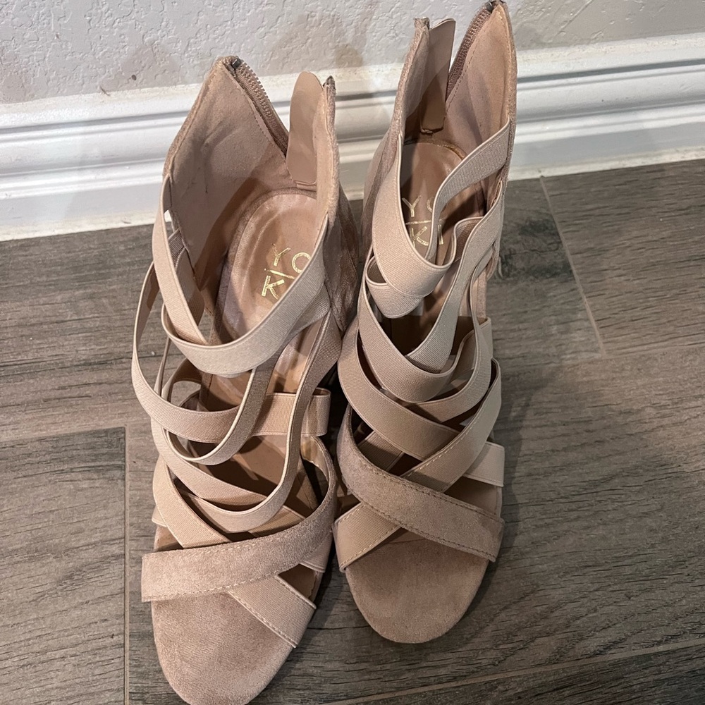 Strappy heels